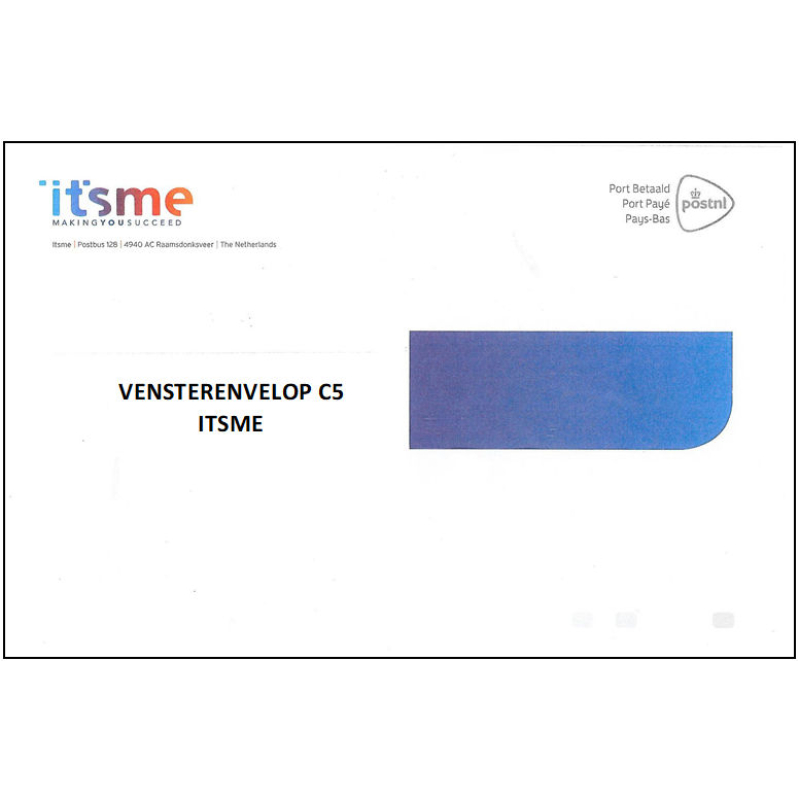 Itsme vensterenvelop C5 (990002)